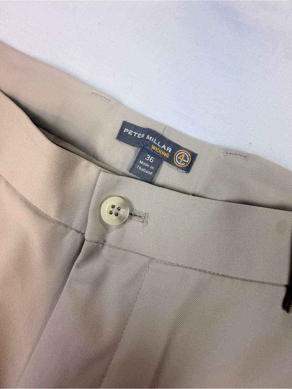 Peter Millar Wicking Golf Shorts Men’s 36 Khaki Performance Stretch - Picture 5 of 8